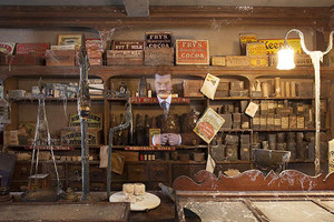 William Whites Chemist Shop Time Capsual. Flambards Exhibitions, Living History, Helston, Cornwall.